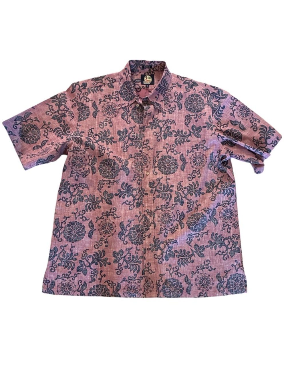 Reyn Spooner purple and blue Hawaiian shirt size X large